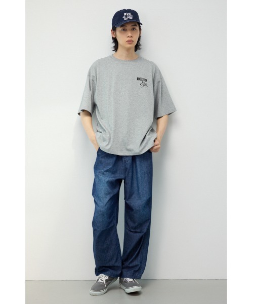 RODEO CROWNS WIDE BOWL(ロデオクラウンズワイドボウル)の「メンズ MASTER PROTECT ロゴTシャツ(Tシャツ/カットソー・メンズ・ライトカーキ/オフホワイト/杢グレー/ブラック・LARGE/MEDIUM)」の18枚目の写真