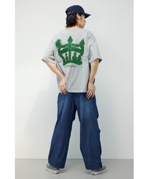 RODEO CROWNS WIDE BOWL(ロデオクラウンズワイドボウル)の「メンズ MASTER PROTECT ロゴTシャツ(Tシャツ/カットソー・メンズ・ライトカーキ/オフホワイト/杢グレー/ブラック・LARGE/MEDIUM)」の19枚目の写真