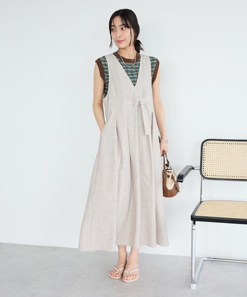 CRAFT STANDARD BOUTIQUE(クラフトスタンダードブティック)の「リンクスチェックニットベスト(ベスト・レディース・ライトグレー/ブルー/パープル・FREE)」の20枚目の写真