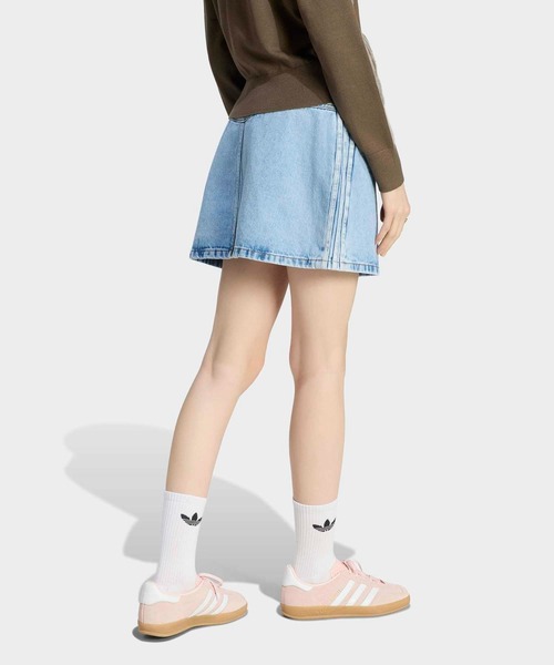 adidas(アディダス)の「MID RISE DENIM SKIRT / アディダスオリジナルス adidas Originals(デニムスカート・レディース・ブルー・X-LARGE/SMALL/MEDIUM/LARGE/XX-LARGE/X-SMALL)」の2枚目の写真