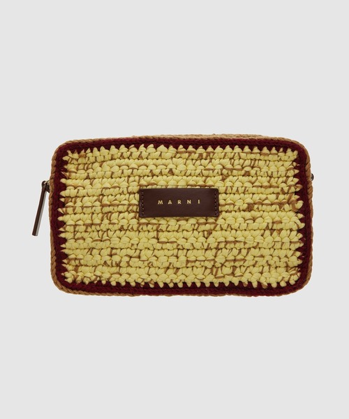 MARNI（マルニ）の「KNITTED / カメラバッグ（ショルダーバッグ・レディース・パープル系/イエロー系・ONE SIZE）」の6枚目の写真