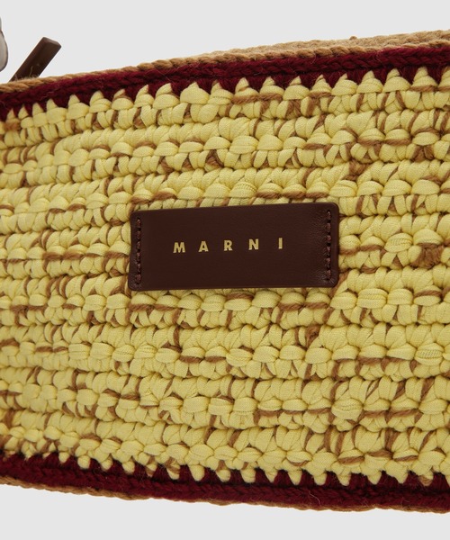 MARNI（マルニ）の「KNITTED / カメラバッグ（ショルダーバッグ・レディース・パープル系/イエロー系・ONE SIZE）」の7枚目の写真