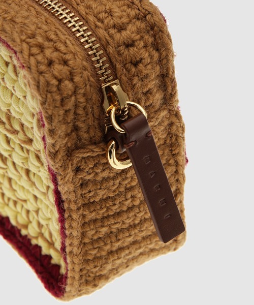 MARNI（マルニ）の「KNITTED / カメラバッグ（ショルダーバッグ・レディース・パープル系/イエロー系・ONE SIZE）」の8枚目の写真