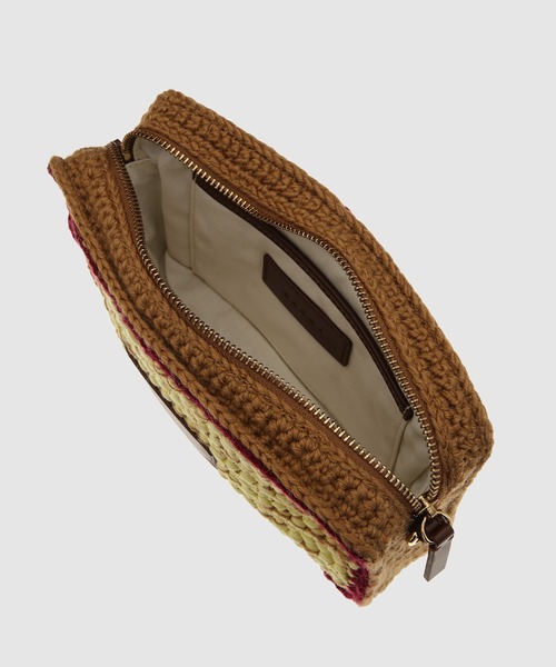 MARNI（マルニ）の「KNITTED / カメラバッグ（ショルダーバッグ・レディース・パープル系/イエロー系・ONE SIZE）」の9枚目の写真