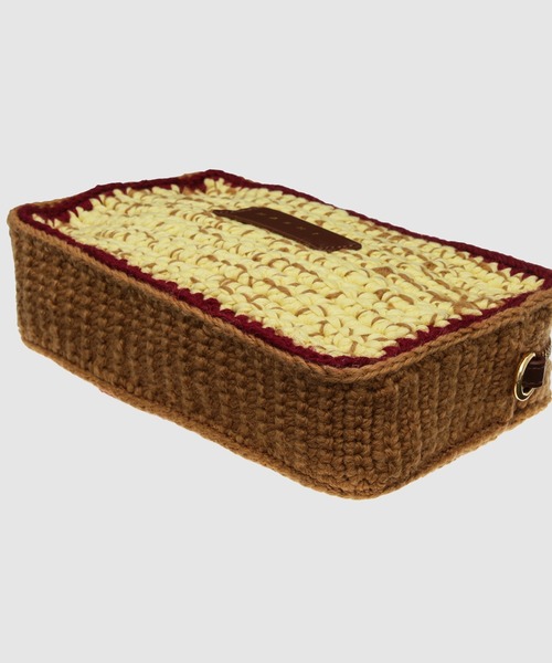 MARNI（マルニ）の「KNITTED / カメラバッグ（ショルダーバッグ・レディース・パープル系/イエロー系・ONE SIZE）」の11枚目の写真