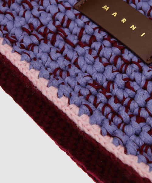 MARNI（マルニ）の「KNITTED / カメラバッグ（ショルダーバッグ・レディース・パープル系/イエロー系・ONE SIZE）」の13枚目の写真