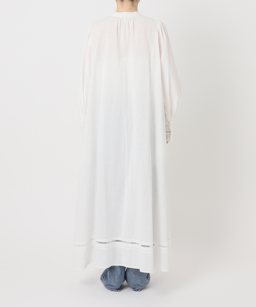 Spick & Span(スピックアンドスパン)の「a&m リネンブレンドハシゴレースワンピース(ワンピース・レディース・ブラック/ホワイト・36/38)」の12枚目の写真