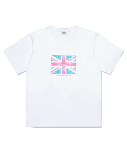 THEMORFHOUSE(ザモーフハウス)の「ブリティッシュオーバーサイズ半袖Tシャツホワイト(Tシャツ/カットソー・レディース・その他・SMALL/MEDIUM/LARGE)」の6枚目の写真