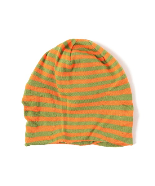BEAMS(ビームス)の「【別注】HICOSAKA / Neo 3d beanie(ニットキャップ/ビーニー・メンズ・オレンジ/その他/レッド系その他7・ONE SIZE)」の2枚目の写真