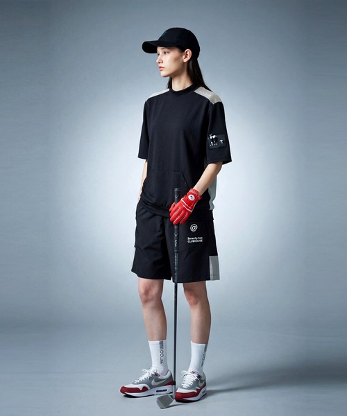 antiqua(アンティカ)の「【STCH】吸汗速乾 UVカット モックネック プルオーバー(その他トップス・レディース・グリーン/ブラック/ホワイト・LXL/ML)」の9枚目の写真