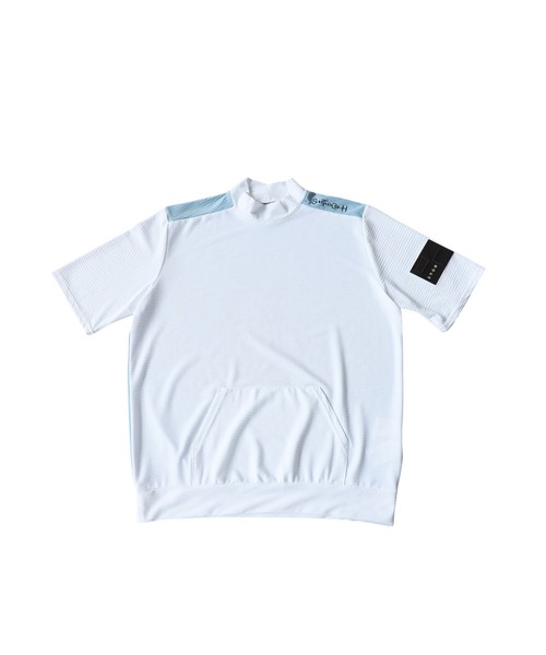 antiqua(アンティカ)の「【STCH】吸汗速乾 UVカット モックネック プルオーバー(その他トップス・レディース・グリーン/ブラック/ホワイト・LXL/ML)」の18枚目の写真