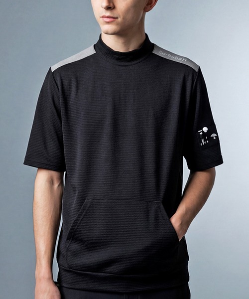 antiqua(アンティカ)の「【STCH】吸汗速乾 UVカット モックネック プルオーバー(その他トップス・レディース・グリーン/ブラック/ホワイト・LXL/ML)」の11枚目の写真