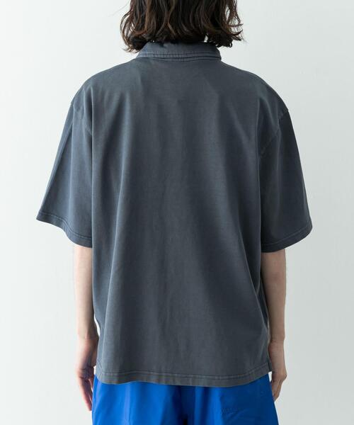 NIKE(ナイキ)の「NIKE NK CLUB JERSEY POLO WASHE(ポロシャツ・メンズ・ブラック系その他/ピンク系その他/グリーン系その他・MEDIUM/LARGE)」の6枚目の写真
