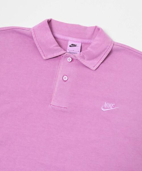 NIKE(ナイキ)の「NIKE NK CLUB JERSEY POLO WASHE(ポロシャツ・メンズ・ブラック系その他/ピンク系その他/グリーン系その他・MEDIUM/LARGE)」の18枚目の写真