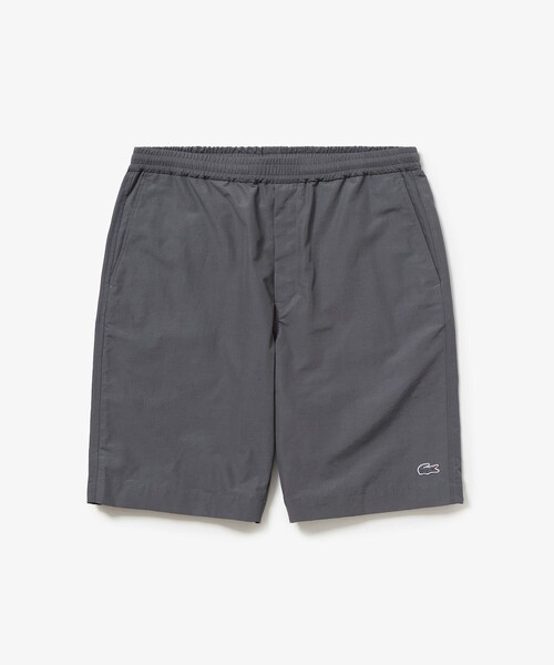 LACOSTE(ラコステ)の「ナイロンコットンツイルショートパンツ(その他パンツ・メンズ・チャコール/ブラック・5/4/3)」の1枚目の写真