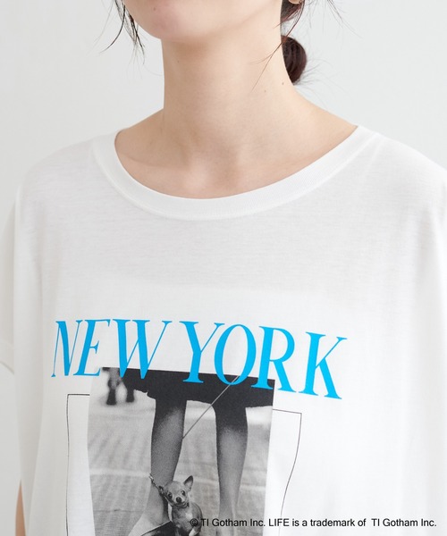 LARUTA(ラルータ)の「【LARUTA】LIFE PC/NEWYORKフォトTee(Tシャツ/カットソー・レディース・オフホワイト・FREE)」の10枚目の写真