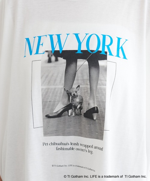 LARUTA(ラルータ)の「【LARUTA】LIFE PC/NEWYORKフォトTee(Tシャツ/カットソー・レディース・オフホワイト・FREE)」の13枚目の写真