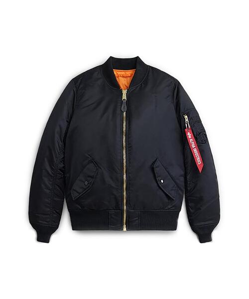 Alpha Industries(アルファインダストリーズ)の「Alpha Industries/アルファインダストリーズ/WOMENS MA-1 FLIGHT JACKET/ウィメンズMA-1 フライトジャケット(MA-1・レディース・ブラック/ブラウン/セージグリーン・S/M/XS)」の2枚目の写真