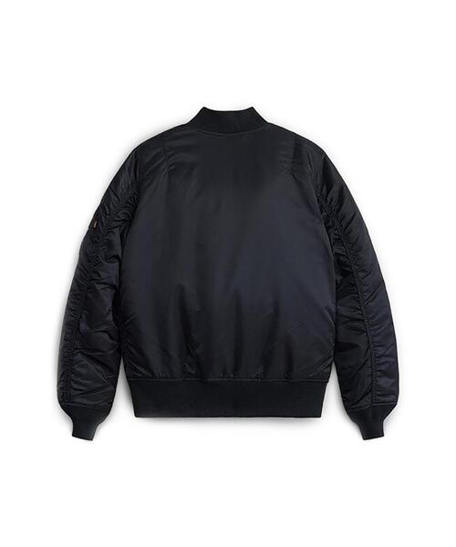 Alpha Industries(アルファインダストリーズ)の「Alpha Industries/アルファインダストリーズ/WOMENS MA-1 FLIGHT JACKET/ウィメンズMA-1 フライトジャケット(MA-1・レディース・ブラック/ブラウン/セージグリーン・S/M/XS)」の4枚目の写真