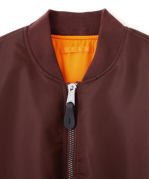 Alpha Industries(アルファインダストリーズ)の「Alpha Industries/アルファインダストリーズ/WOMENS MA-1 FLIGHT JACKET/ウィメンズMA-1 フライトジャケット(MA-1・レディース・ブラック/ブラウン/セージグリーン・S/M/XS)」の8枚目の写真
