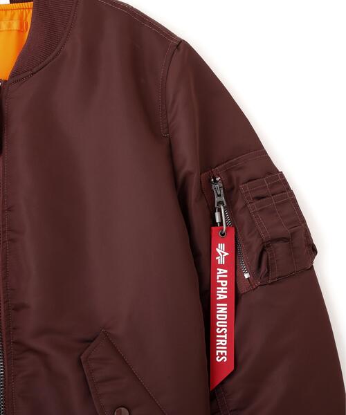 Alpha Industries(アルファインダストリーズ)の「Alpha Industries/アルファインダストリーズ/WOMENS MA-1 FLIGHT JACKET/ウィメンズMA-1 フライトジャケット(MA-1・レディース・ブラック/ブラウン/セージグリーン・S/M/XS)」の9枚目の写真