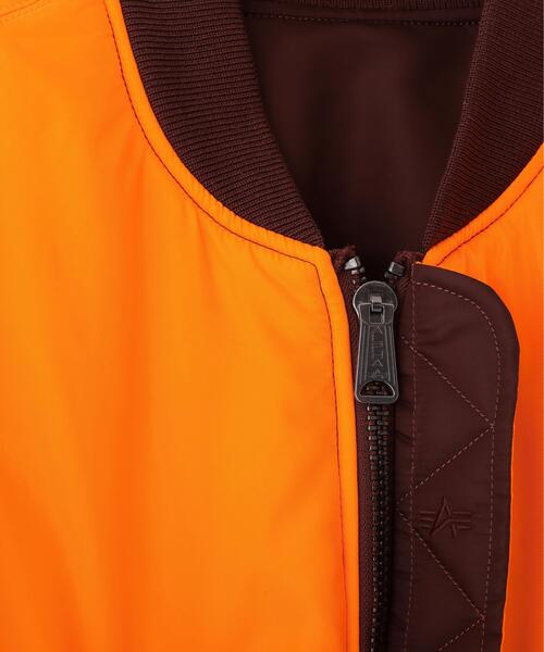 Alpha Industries(アルファインダストリーズ)の「Alpha Industries/アルファインダストリーズ/WOMENS MA-1 FLIGHT JACKET/ウィメンズMA-1 フライトジャケット(MA-1・レディース・ブラック/ブラウン/セージグリーン・S/M/XS)」の14枚目の写真