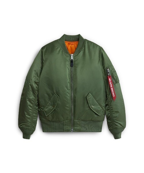 Alpha Industries(アルファインダストリーズ)の「Alpha Industries/アルファインダストリーズ/WOMENS MA-1 FLIGHT JACKET/ウィメンズMA-1 フライトジャケット(MA-1・レディース・ブラック/ブラウン/セージグリーン・S/M/XS)」の1枚目の写真