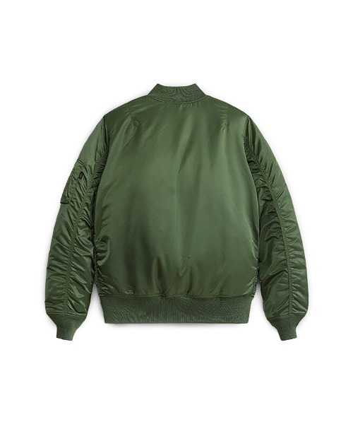 Alpha Industries(アルファインダストリーズ)の「Alpha Industries/アルファインダストリーズ/WOMENS MA-1 FLIGHT JACKET/ウィメンズMA-1 フライトジャケット(MA-1・レディース・ブラック/ブラウン/セージグリーン・S/M/XS)」の4枚目の写真