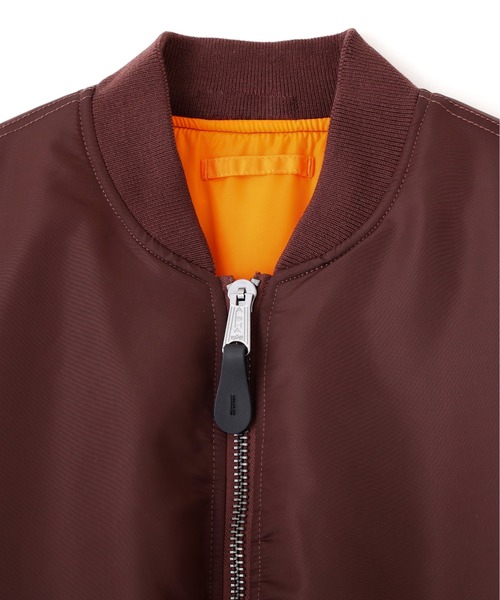 Alpha Industries(アルファインダストリーズ)の「Alpha Industries/アルファインダストリーズ/WOMENS MA-1 FLIGHT JACKET/ウィメンズMA-1 フライトジャケット(MA-1・レディース・ブラック/ブラウン/セージグリーン・S/M/XS)」の8枚目の写真