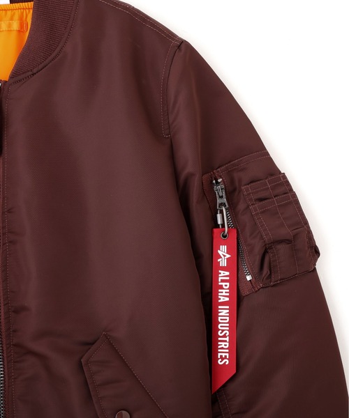 Alpha Industries(アルファインダストリーズ)の「Alpha Industries/アルファインダストリーズ/WOMENS MA-1 FLIGHT JACKET/ウィメンズMA-1 フライトジャケット(MA-1・レディース・ブラック/ブラウン/セージグリーン・S/M/XS)」の9枚目の写真