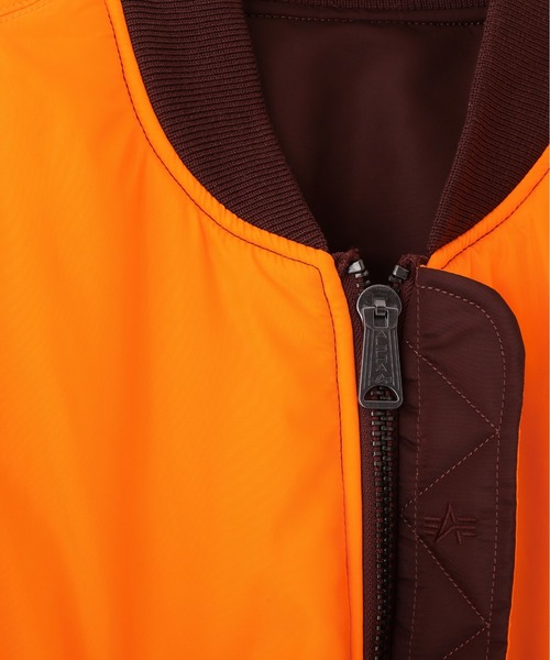 Alpha Industries(アルファインダストリーズ)の「Alpha Industries/アルファインダストリーズ/WOMENS MA-1 FLIGHT JACKET/ウィメンズMA-1 フライトジャケット(MA-1・レディース・ブラック/ブラウン/セージグリーン・S/M/XS)」の14枚目の写真