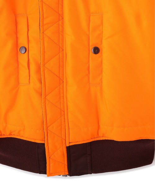 Alpha Industries(アルファインダストリーズ)の「Alpha Industries/アルファインダストリーズ/WOMENS MA-1 FLIGHT JACKET/ウィメンズMA-1 フライトジャケット(MA-1・レディース・ブラック/ブラウン/セージグリーン・S/M/XS)」の17枚目の写真