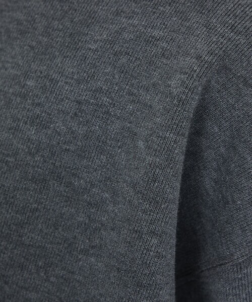 FORTUNA HOMME（フォルトゥナオム）の「【FORTUNA /フォルトゥナ】エルボーパッチニット / ユニセックス / FHCT-0268（ニット/セーター・メンズ・ブラック/グレー/ボルドー・M/L）」の14枚目の写真