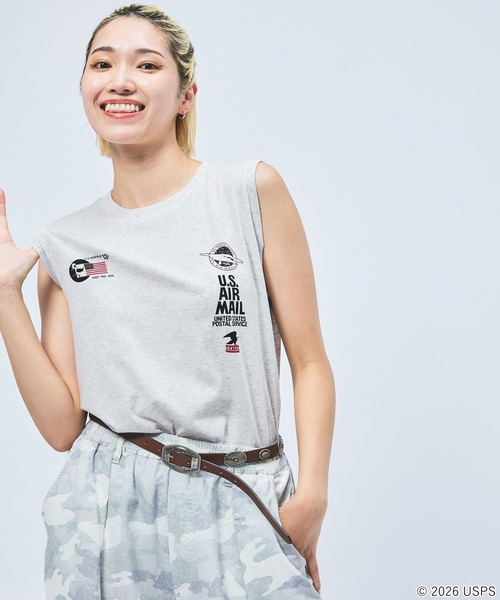 niko and...(ニコアンド)の「【USPS / United States Postal Service】Tシャツ(Tシャツ/カットソー・レディース・ナチュラル/オフホワイト・FREE)」の2枚目の写真