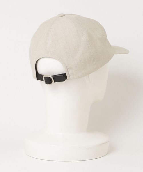 KIJIMA TAKAYUKI(キジマ タカユキ)の「LINEN CHAMBRAY 6PANEL CAP(キャップ・レディース・ブルー/ブラック×ホワイト・FREE)」の9枚目の写真