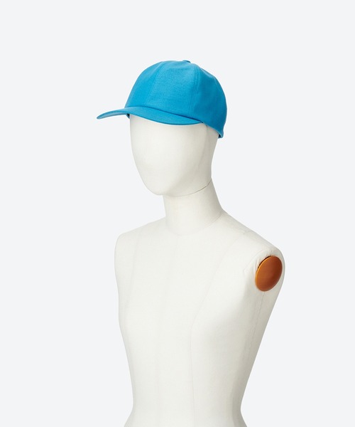 KIJIMA TAKAYUKI(キジマ タカユキ)の「LINEN CHAMBRAY 6PANEL CAP(キャップ・レディース・ブルー/ブラック×ホワイト・FREE)」の3枚目の写真