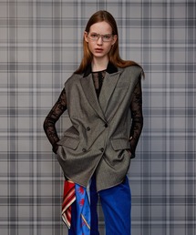 MAISON SPECIAL | 【2026Autumn PRE-ORDER】Classic Bicolor Oversized Vest/クラシックバイカラーオーバージレ(その他アウター)