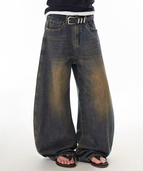 NEW GENTLEMAN(ニュージェントルマン)の「ビーターバークデニム ワイドバギー バルーンパンツ(デニムパンツ・メンズ・ブルー・L/M/S)」の13枚目の写真