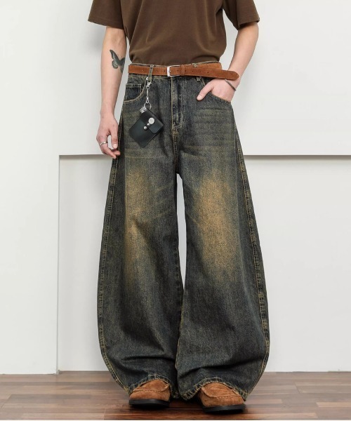 NEW GENTLEMAN(ニュージェントルマン)の「ビーターバークデニム ワイドバギー バルーンパンツ(デニムパンツ・メンズ・ブルー・L/M/S)」の9枚目の写真