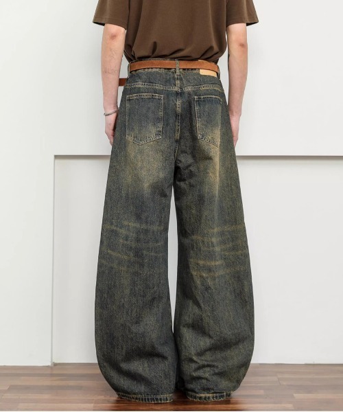 NEW GENTLEMAN(ニュージェントルマン)の「ビーターバークデニム ワイドバギー バルーンパンツ(デニムパンツ・メンズ・ブルー・L/M/S)」の4枚目の写真