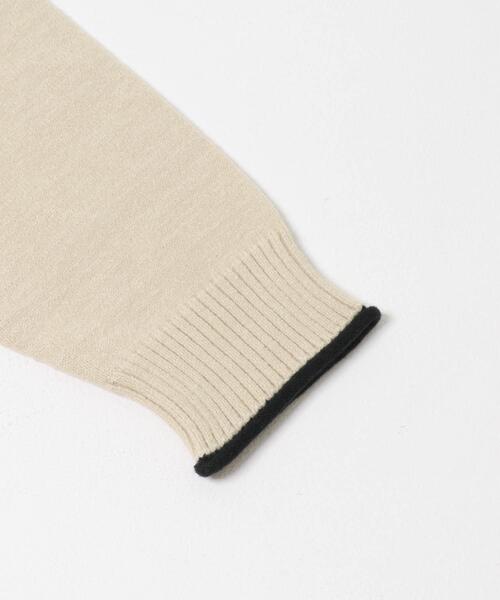 ITEMS URBANRESEARCH(アイテムズ アーバンリサーチ)の「『洗濯可』ハイショクハイネックニット(ニット/セーター・レディース・ネイビー/オフホワイト/グレー/ライトグレー・FREE)」の5枚目の写真