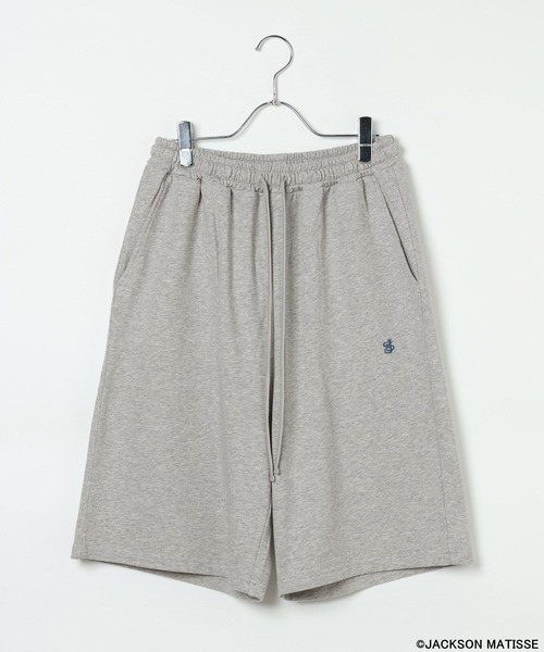 JACKSON MATISSE（ジャクソンマティス）の「【JACKSON MATISSE/BAYFLOW】ルーズショートパンツ（スウェットパンツ・レディース・ブラック/グレー・FREE）」の3枚目の写真