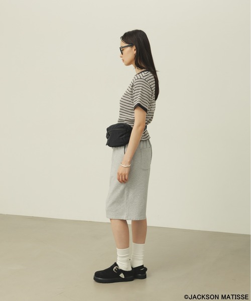 JACKSON MATISSE（ジャクソンマティス）の「【JACKSON MATISSE/BAYFLOW】ルーズショートパンツ（スウェットパンツ・レディース・ブラック/グレー・FREE）」の20枚目の写真