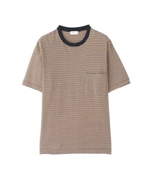 【WEEKENDER】クルーネックポケT レトロボーダー