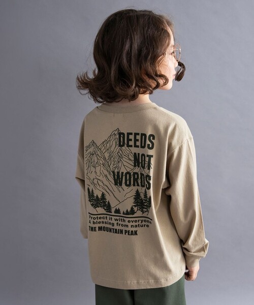 DRC branshes(ディーアールシーブランシェス)の「【WEB限定/DRC】アソートグラフィック長袖Tシャツ(Tシャツ/カットソー・キッズ・アイボリー/レッド/ピンク/チャコールグレー/ベージュ/ブラック/ホワイト/その他2/グリーン/その他1/ブラウン/ブルーグレー・140/100/160/130/120/110/150)」の8枚目の写真