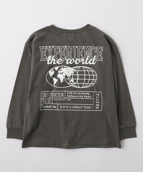 DRC branshes(ディーアールシーブランシェス)の「【WEB限定/DRC】アソートグラフィック長袖Tシャツ(Tシャツ/カットソー・キッズ・アイボリー/レッド/ピンク/チャコールグレー/ベージュ/ブラック/ホワイト/その他2/グリーン/その他1/ブラウン/ブルーグレー・140/100/160/130/120/110/150)」の5枚目の写真