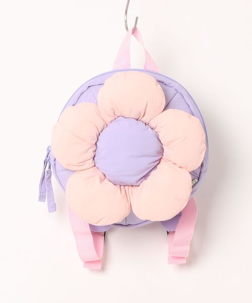 Ocean&Ground（オーシャン&グラウンド）の「BABY FLOWERPACK（バックパック/リュック・キッズ・レッド系/イエロー/ライトパープル・SMALL）」の2枚目の写真