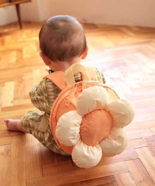 Ocean&Ground（オーシャン&グラウンド）の「BABY FLOWERPACK（バックパック/リュック・キッズ・レッド系/イエロー/ライトパープル・SMALL）」の4枚目の写真