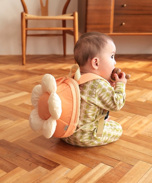 Ocean&Ground（オーシャン&グラウンド）の「BABY FLOWERPACK（バックパック/リュック・キッズ・レッド系/イエロー/ライトパープル・SMALL）」の8枚目の写真