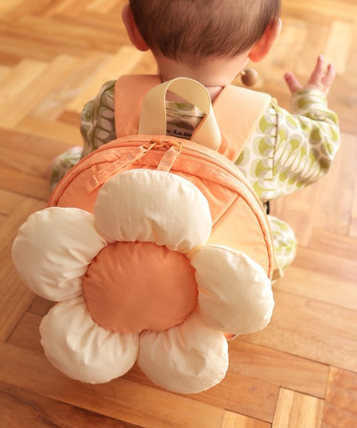 Ocean&Ground（オーシャン&グラウンド）の「BABY FLOWERPACK（バックパック/リュック・キッズ・レッド系/イエロー/ライトパープル・SMALL）」の5枚目の写真